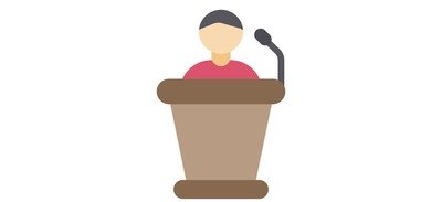 Image for Free Speech Podium Mic Cricut SVG Design