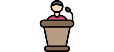 Image for Free Speech Podium Mic Cricut SVG Design