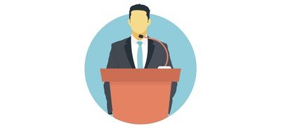 Image for Public Speaker Political Cricut SVG Design