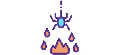 Image for Spider Fire Evil Cricut SVG Design