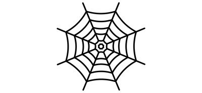 Image for Spider Web Halloween Cricut SVG Design