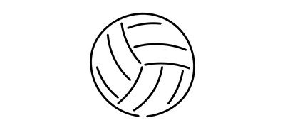 Image for Sport Volley Ball Cricut SVG Design