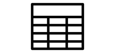 Image for Spreadsheet Buttons Chart Cricut SVG Design