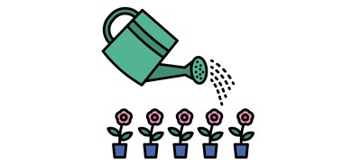 Image for Spring Watering Can Garden Cricut SVG Design