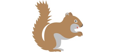 Image for Squirrel Animal Forest Cricut SVG Design