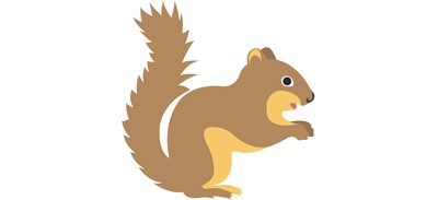 Image for Squirrel Animal Chipmunk Cricut SVG Design