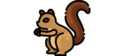 Image for Squirrel Animal Rodent Cricut SVG Design