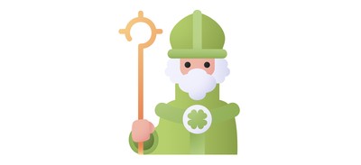 Image for St Patrick Priest Christianity Cricut SVG Design