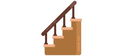 Image for Staircase Stair Well Stairs Up Cricut SVG Design