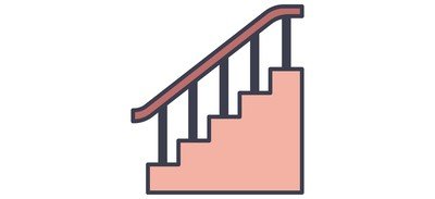 Image for Up Stairs Staircase Cricut SVG Design