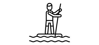 Image for Paddleboard Sport Standing Cricut SVG Design