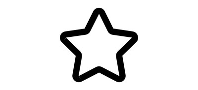 Free Star Bookmark Rating Cricut SVG Design