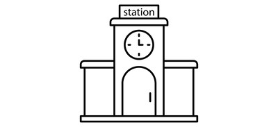 Image for Station Building Watch Cricut SVG Design