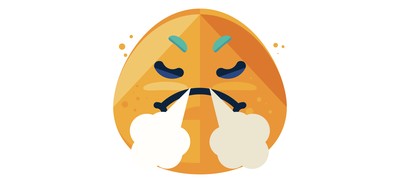 Image for Steaming Furious Emoji Cricut SVG Design