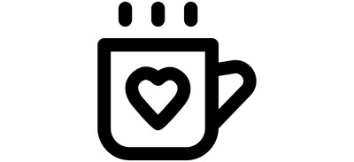 Image for Steaming Coffee Heart Cricut SVG Design