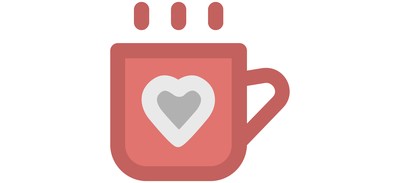 Image for Steaming Coffee Heart Cricut SVG Design