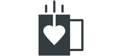 Image for Steaming Coffee Heart Cricut SVG Design