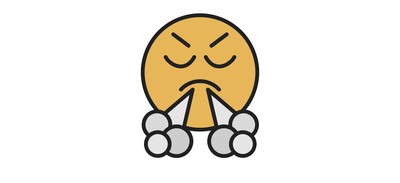 Image for Steaming Angry Emoji Cricut SVG Design