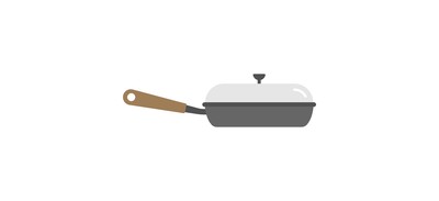 Image for Frying Pan Steamed Cricut SVG Design