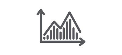 Image for Stock Chart Graph Cricut SVG Design