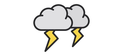Image for Free Storm Thunder Cloud Cricut SVG Design