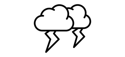 Image for Free Storm Thunder Cloud Cricut SVG Design