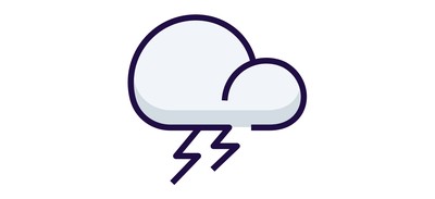 Image for Lightening Thunder Weather Cricut SVG Design