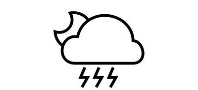 Image for Free Storm Halfmoon Weather Cricut SVG Design