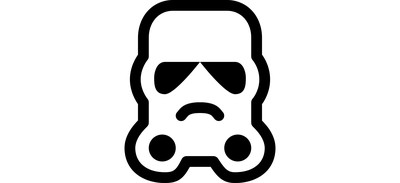 Image for Storm Trooper Mask Cricut SVG Design