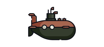 Image for Submarine Marine Sea Cricut SVG Design