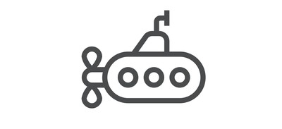 Image for Bathyscaphe Under Water Vehicle Vehicle Cricut SVG Design