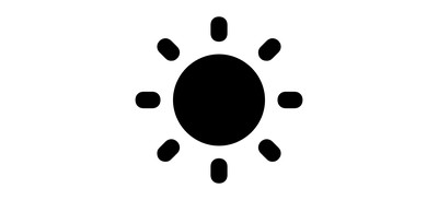 Image for Sun Sunny Hot Temperature Cricut SVG Design