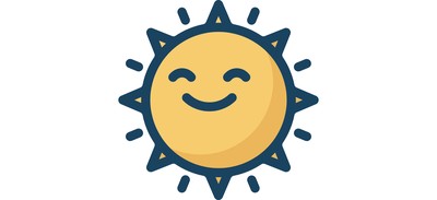 Image for Sun Happy Emoji Cricut SVG Design