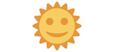 Image for Free Sun With Face Cricut SVG Design