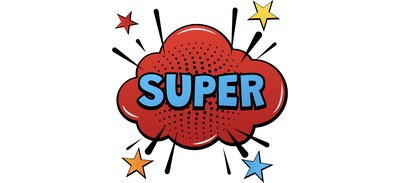 Image for Super Modal Particle Sticker Cricut SVG Design