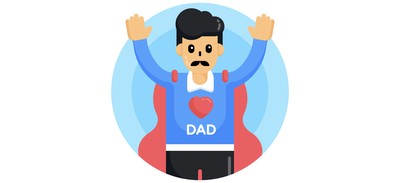 Image for Man Super Father Dad Cricut SVG Design