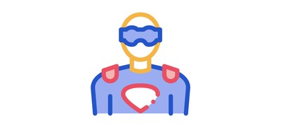 Image for Hero Super Man Cricut SVG Design