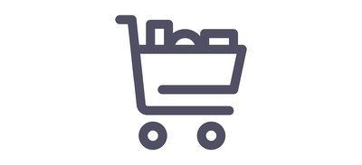 Image for Supermarket Shopping Cart Cricut SVG Design