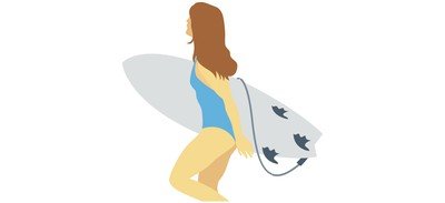 Image for Surfing Surfer Ski Cricut SVG Design