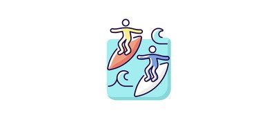 Image for Surfing Safety Mate Cricut SVG Design