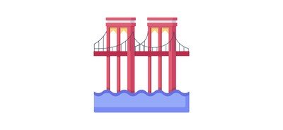 Image for Suspension Bridge Brooklyn Bridge Bridge Landmark Cricut SVG Design