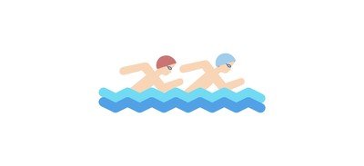 Image for Swimming Marathon Synchronised Cricut SVG Design