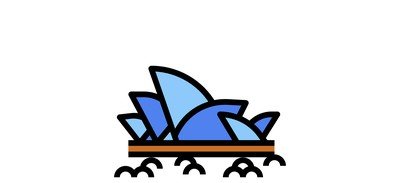 Image for Australia Landmark Opera Cricut SVG Design