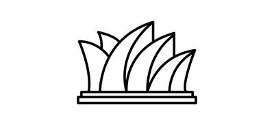 Image for Sydney Opera House Cricut SVG Design