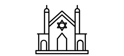 Image for Synagogue Church Jewish Cricut SVG Design