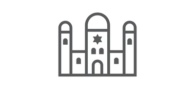 Image for Synagogue Religion Architecture Cricut SVG Design