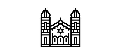 Image for Synagogue Building Jewish Cricut SVG Design