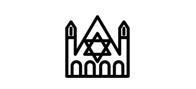 Image for Synagogue Religion Faith Cricut SVG Design