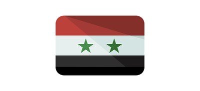 Image for Syria Flag Country Cricut SVG Design