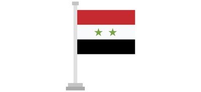 Image for Syria Country National Cricut SVG Design